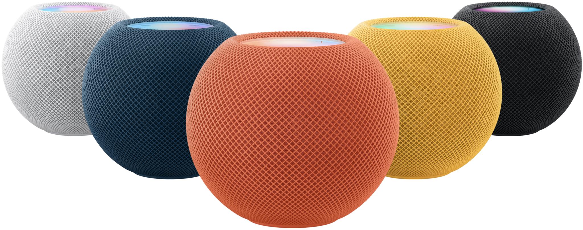 Homepod Mini 2021 Colors Render Cropped