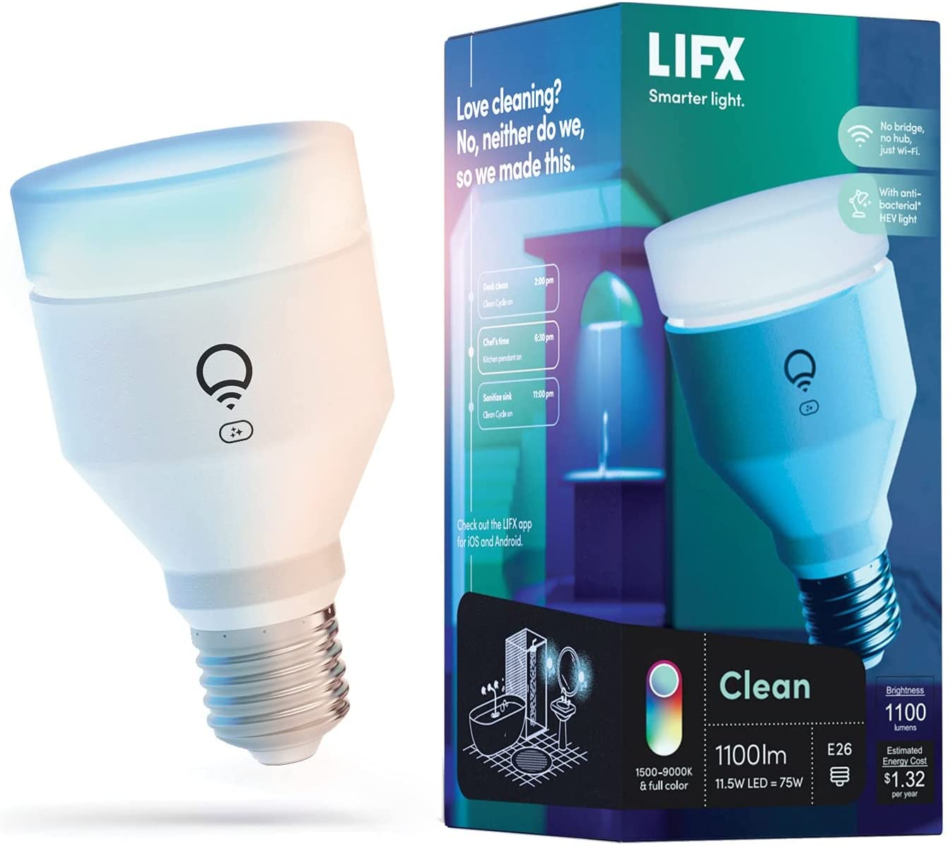 Lifx Clean A19 Smart Bulb