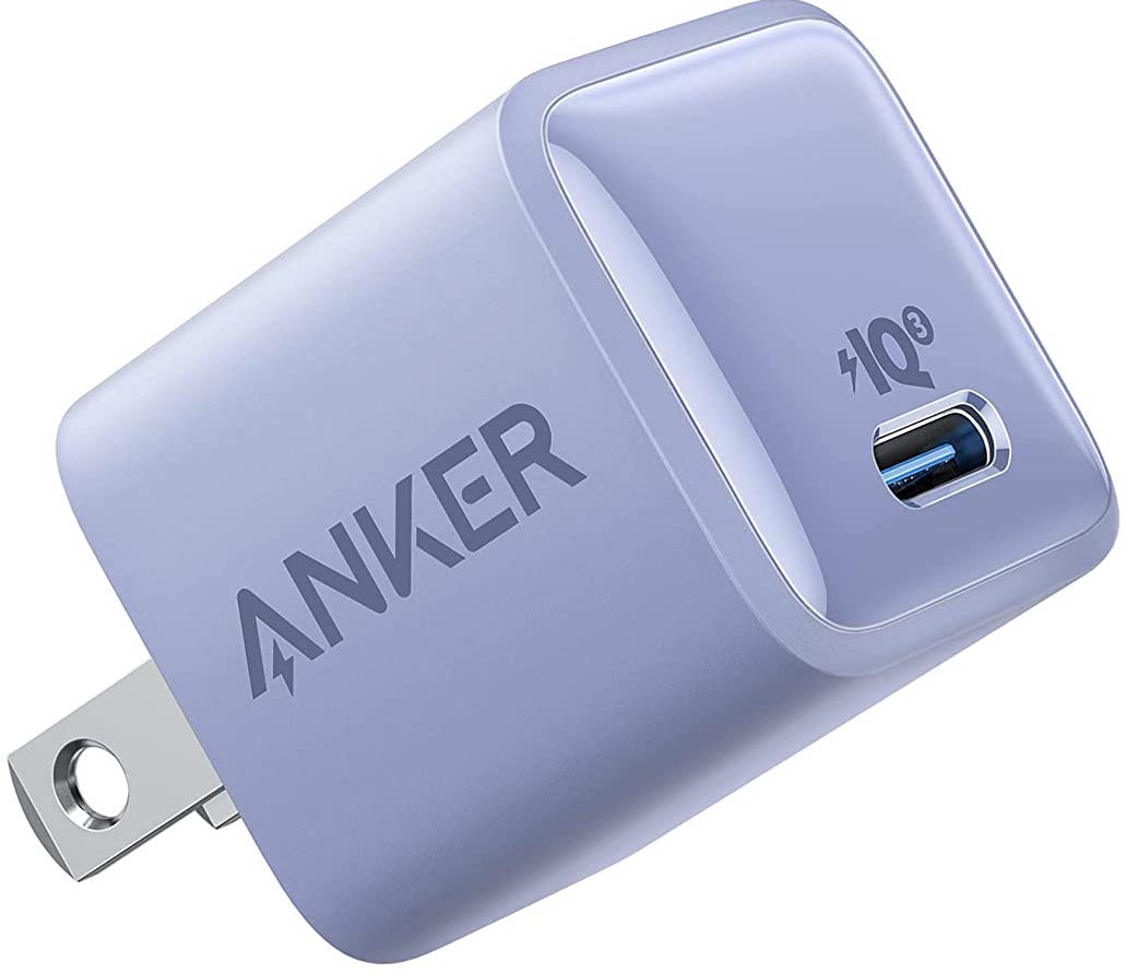 Anker Purple Wall Charger Render Cropped