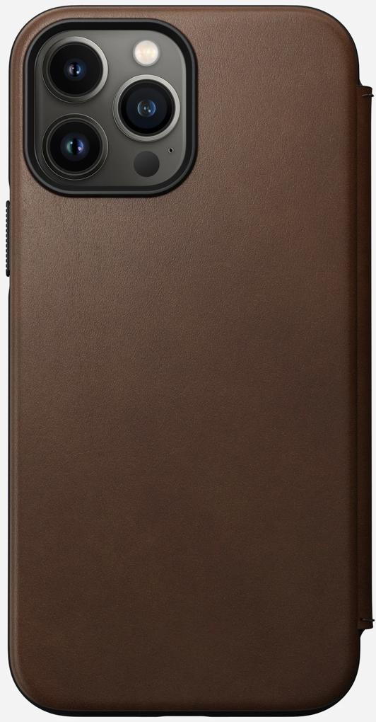 Nomad Modern Leather Folio Iphone 13 Pro Max Render Cropped