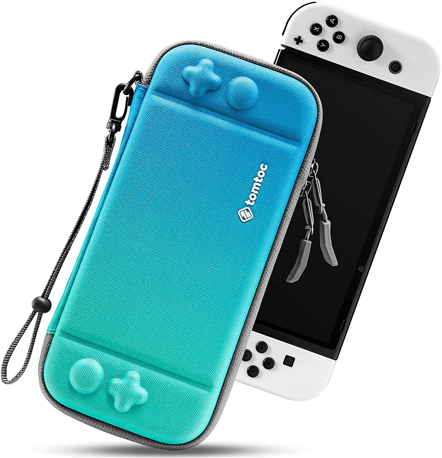 Tomtoc Ultra Thin Switch Oled Case Blue