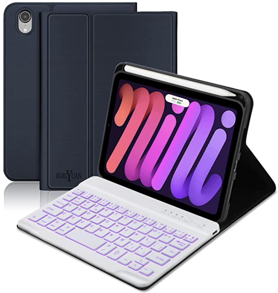 Boriyuan Ipad Mini 6 Keyboard Case Render Cropped