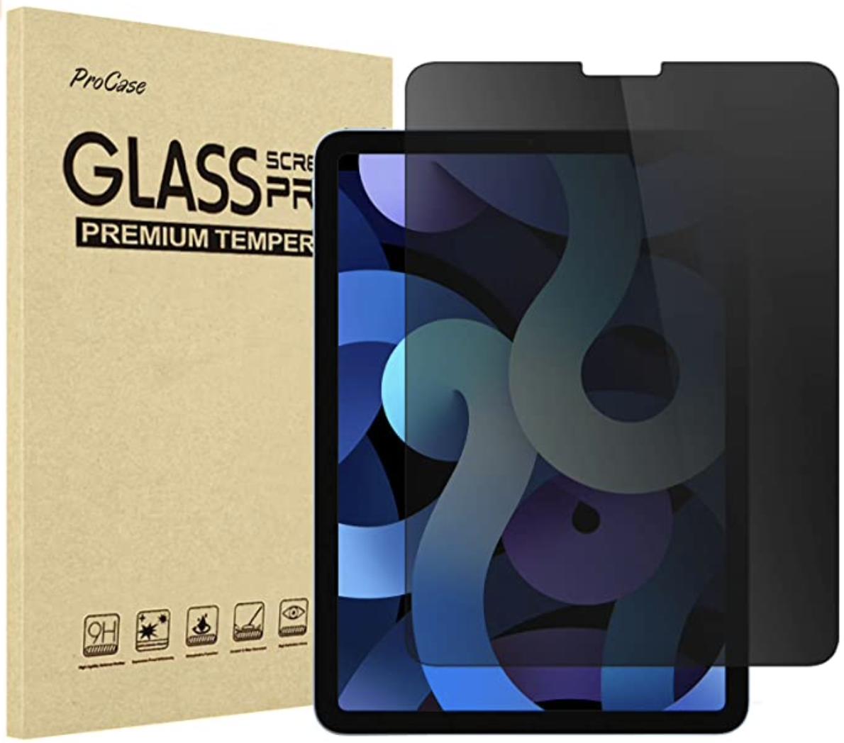 Procase Ipad Air 4 Privacy Screen Protector Render Cropped