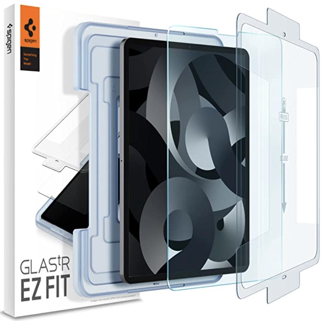 Spigen Tempered Glass Screen Protector Ipad Air 5 Render Cropped
