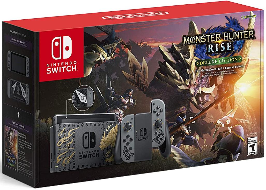 Monster Hunter Rise Deluxe Edition Switch Console
