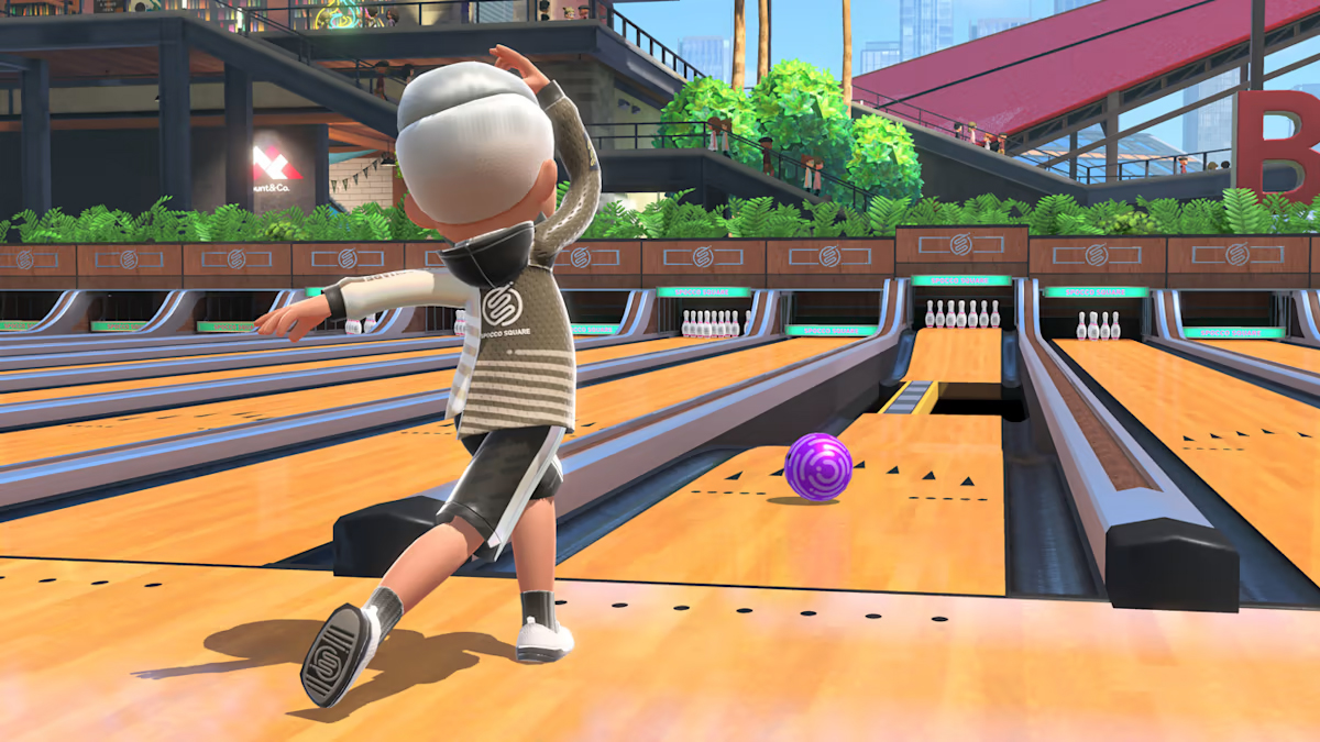 Nintendo Switch Sports Boy Bowling