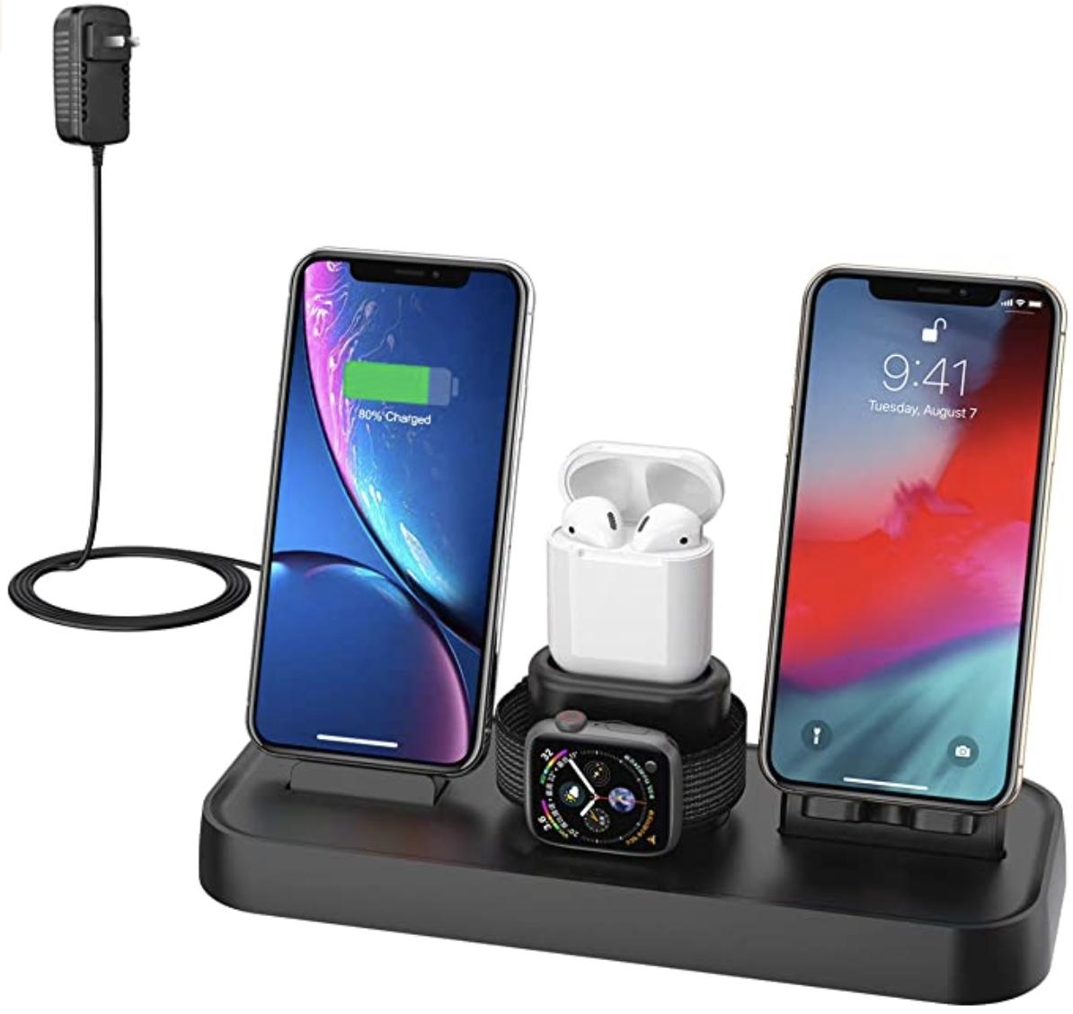 Xdodd Wireless Charger 4 In 1 Iphone Apple Watch Airpods Render Cropped