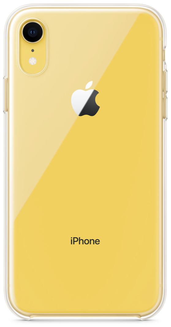 Apple Iphone Xr Clear Case Yellow Render Cropped