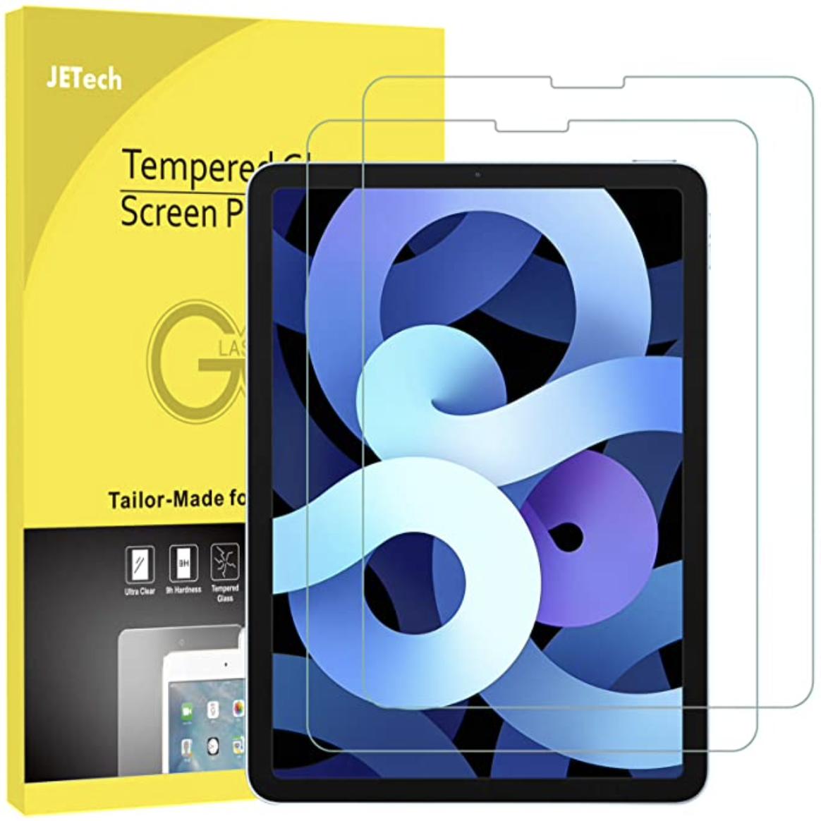 Jetech 2 Pack Screen Protector For Ipad Air Ipad Pro 11 Inch Render Cropped