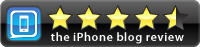 The iPhone blog 4.5 Star Review
