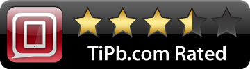 TiPb iPad 3.5-star rated