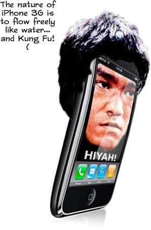 iPhone 3G Bruce Lee