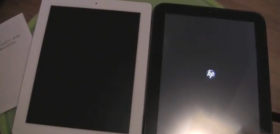 webOS ran twice as fast on iPad 2 as TouchPad?