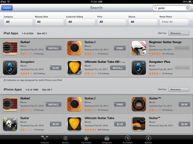To better cope with the quantity of apps in the App Store, I narrowed my search to 