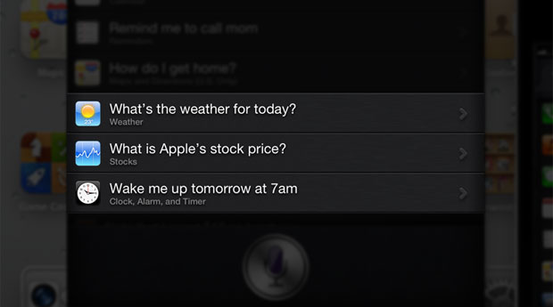 Siri ties into the iPhone Clock, Weather, and Stocks apps. The iPad doesn't have these apps. Problem?