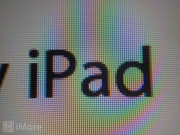Safari text on an iPad 2 screen