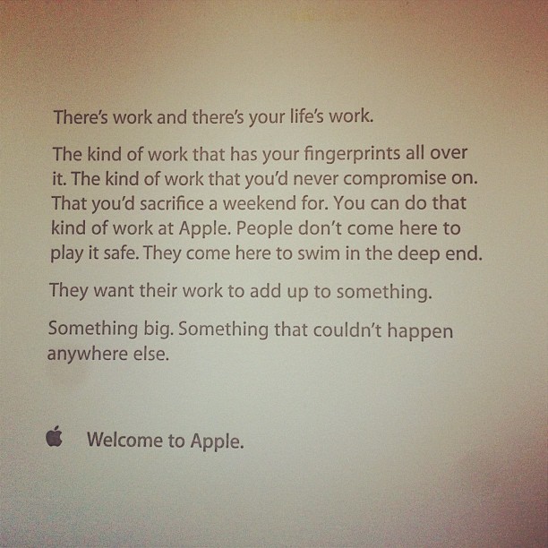 Welcome to Apple.