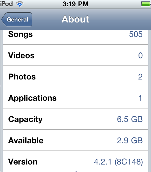 How to check available storage space on iPhone 6 /6 Plus