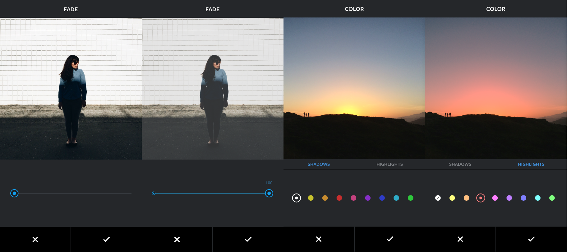 Instagram Color and Fade