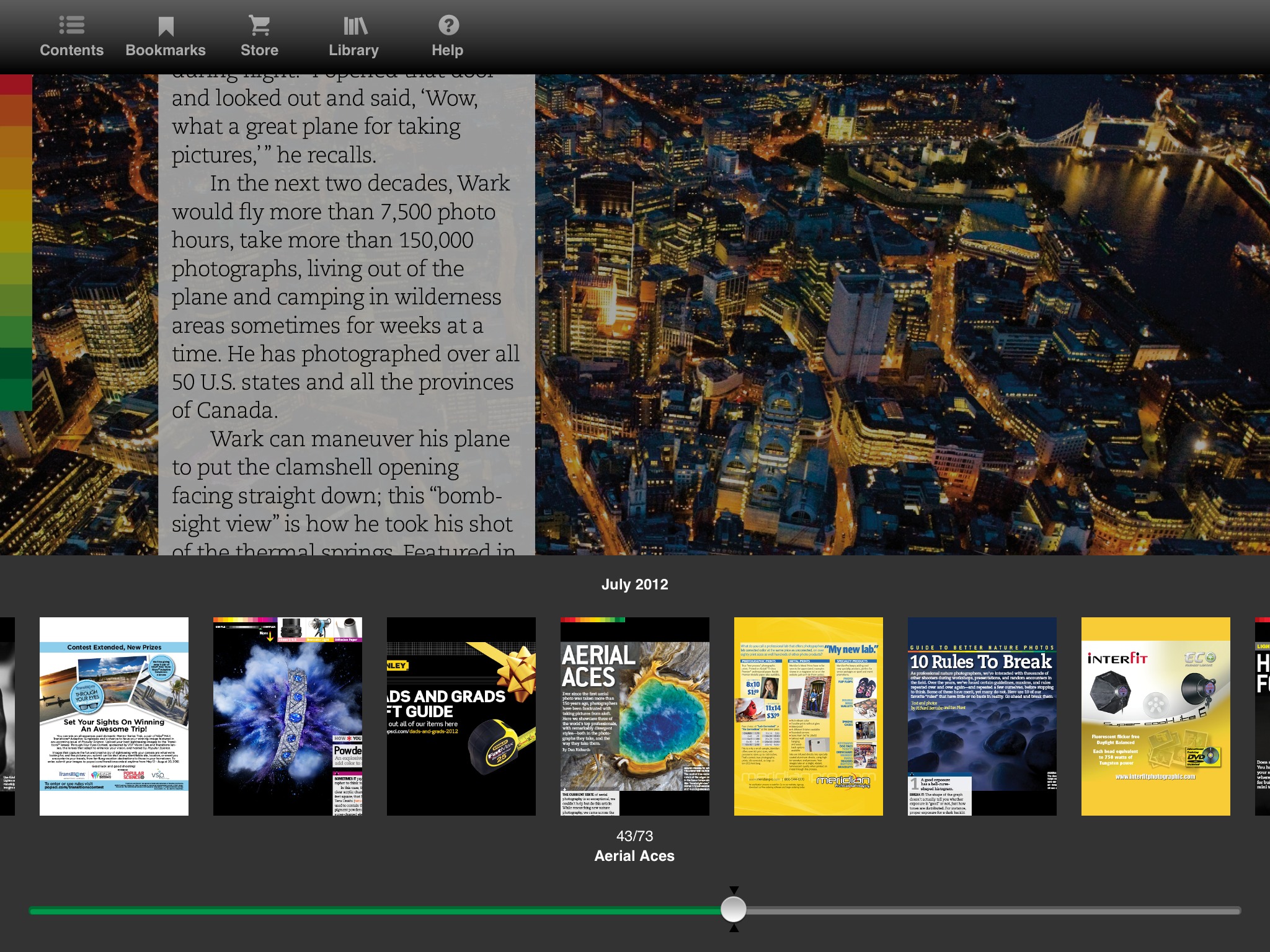 Newsstand for iPad Reading