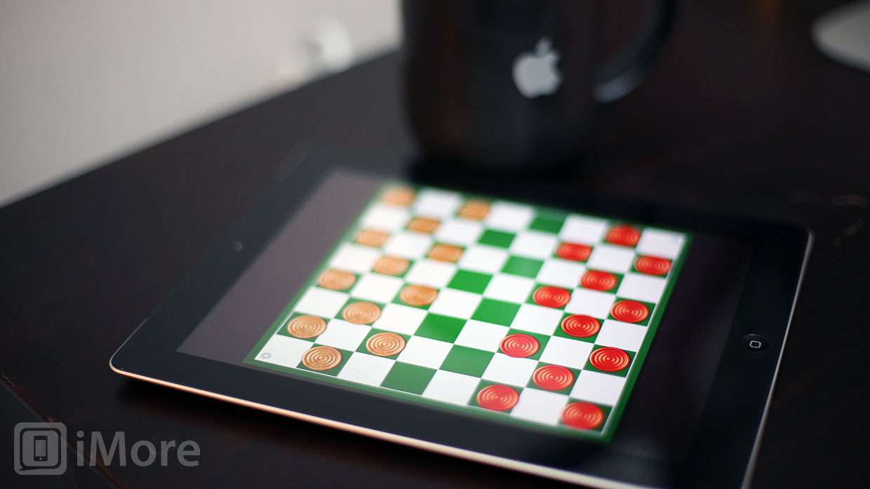 Checkers - 2 players brings simple, classical, gaming fun to iPad