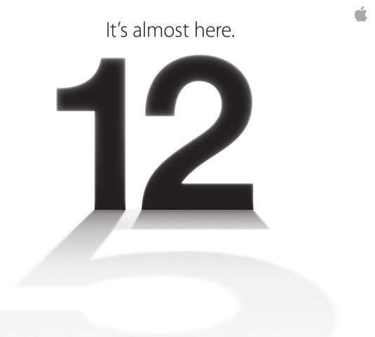 Apple announces iPhone 5 event for September 12