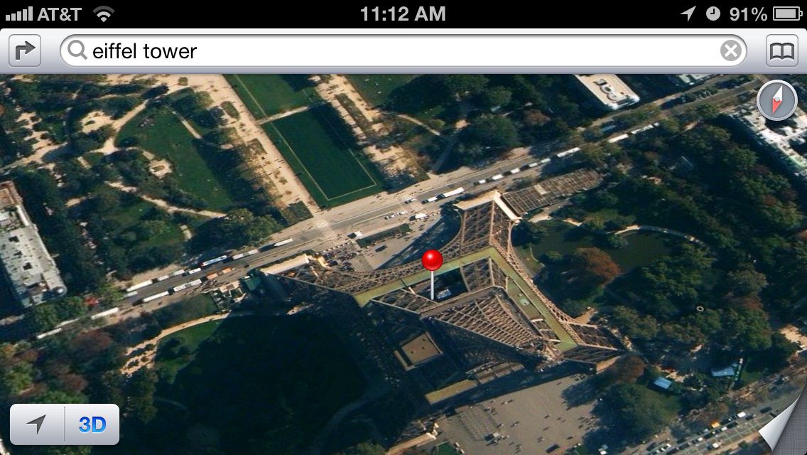 iOS 6 Maps Flyover
