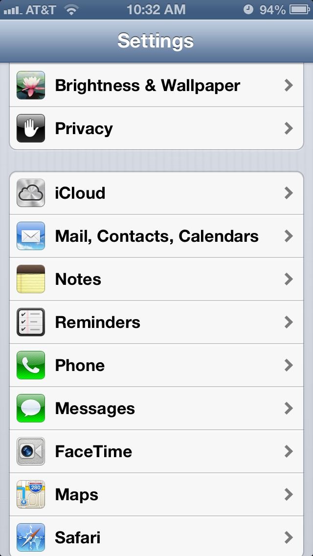 iphone 5 privacy