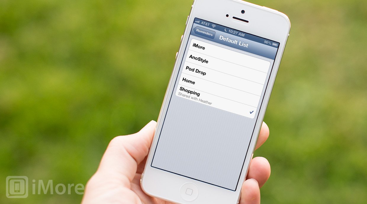 How to set a default Reminders list on iPhone and iPad