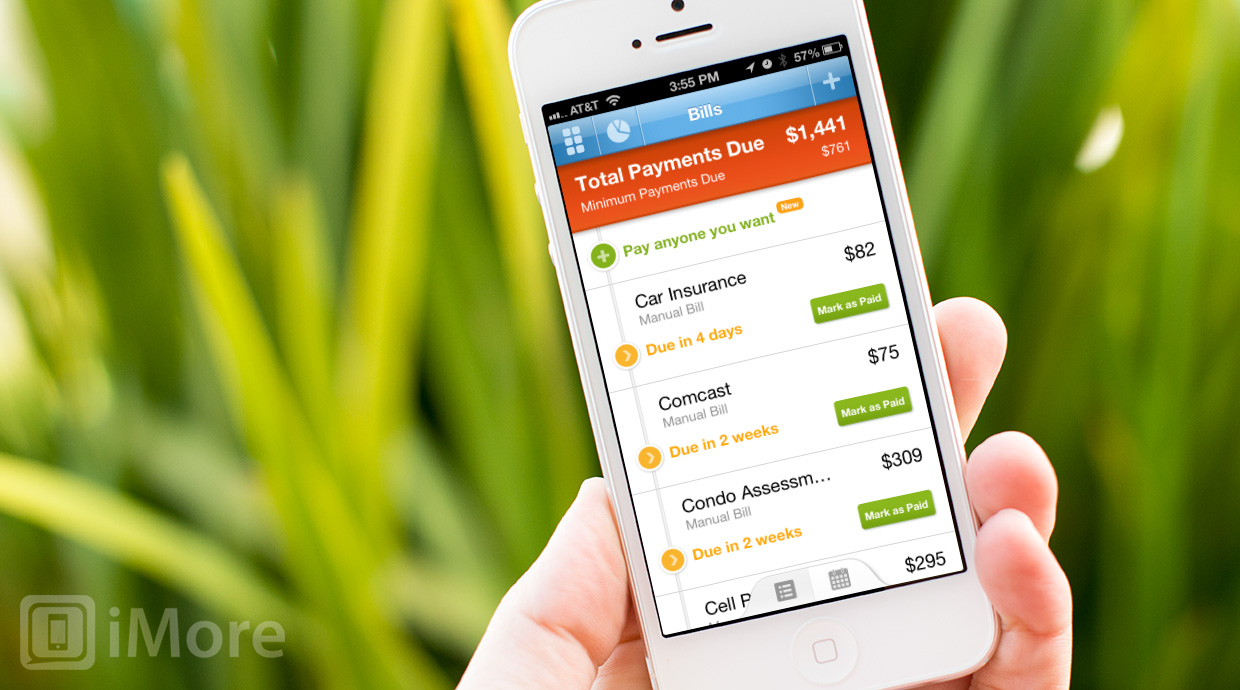 Best app to track bills and expenses from your iPhone