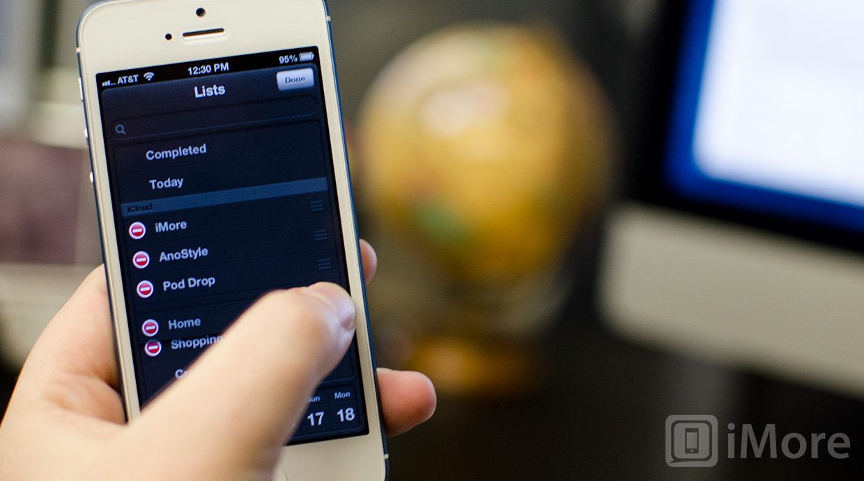 How to reorder lists in Reminders on iPhone and iPad