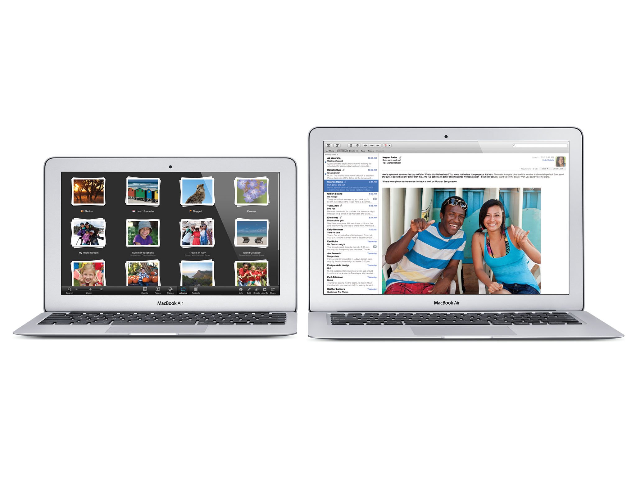 Comparing Apple&#39;s old and new MacBook Air models