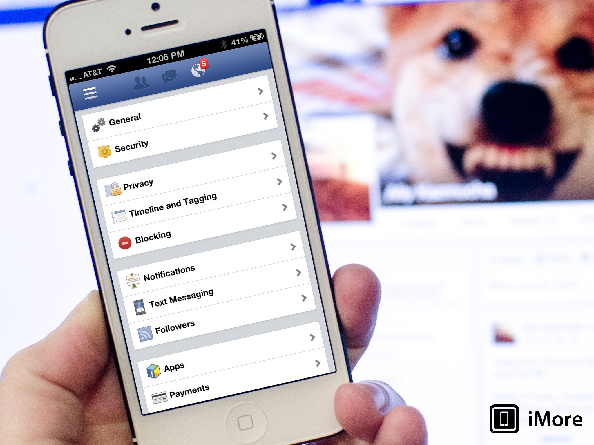 How to adjust privacy settings in the Facebook app for iPhone and iPad