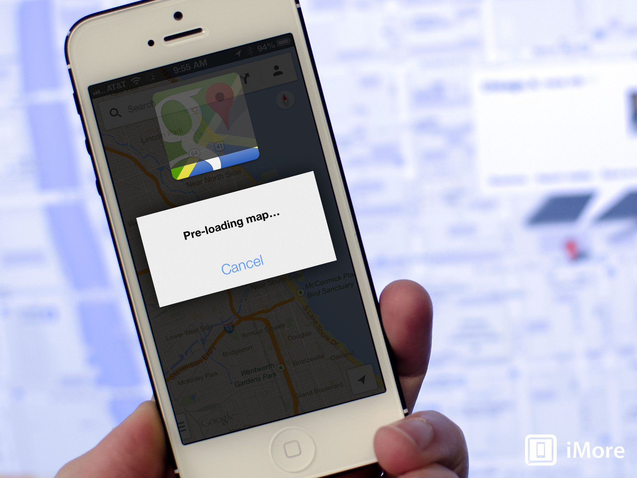 How to cache maps for offline use in Google Maps 2.0 for iOS 