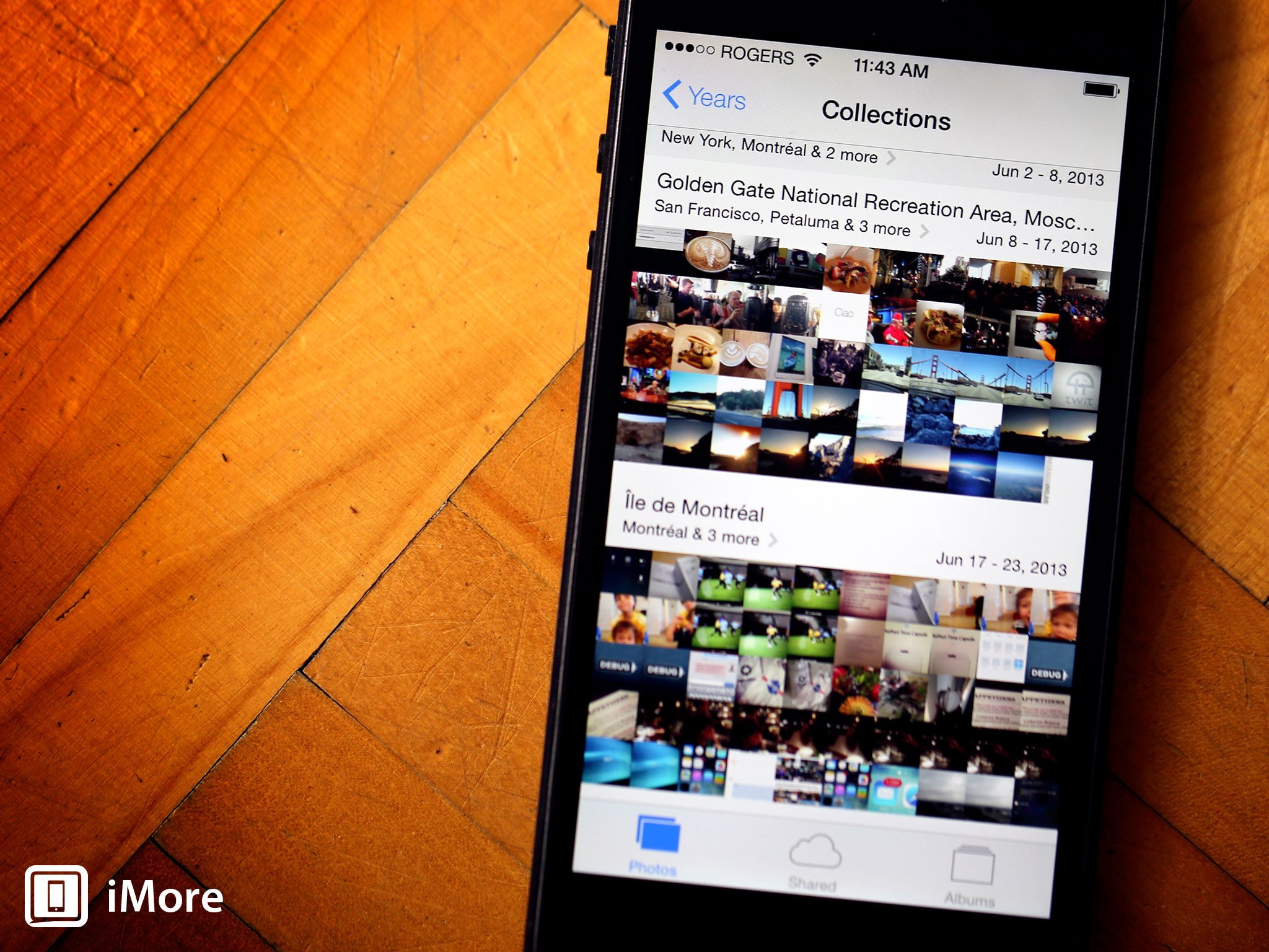 iOS 7: Photos automagically filters your life into collections, moments, and more