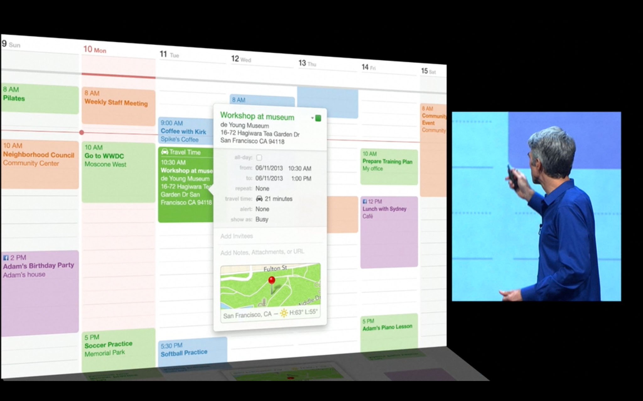 OS X Mavericks preview: Calendar
