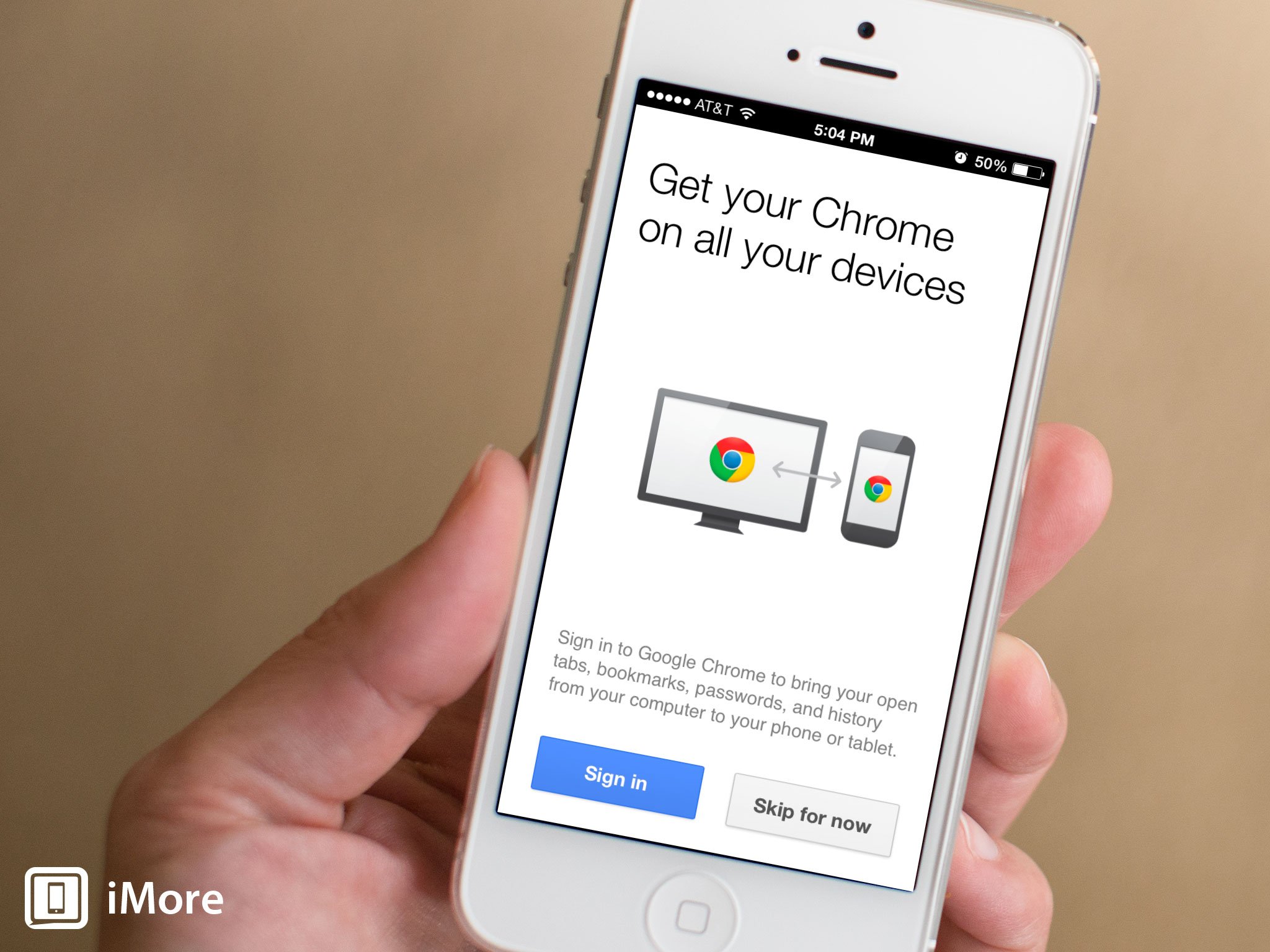 How to sign into your Google account with Chrome for iOS