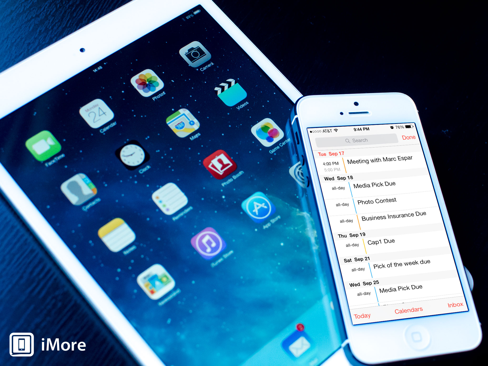 How to access list view in the Calendars app on your iPhone or iPad running iOS 7