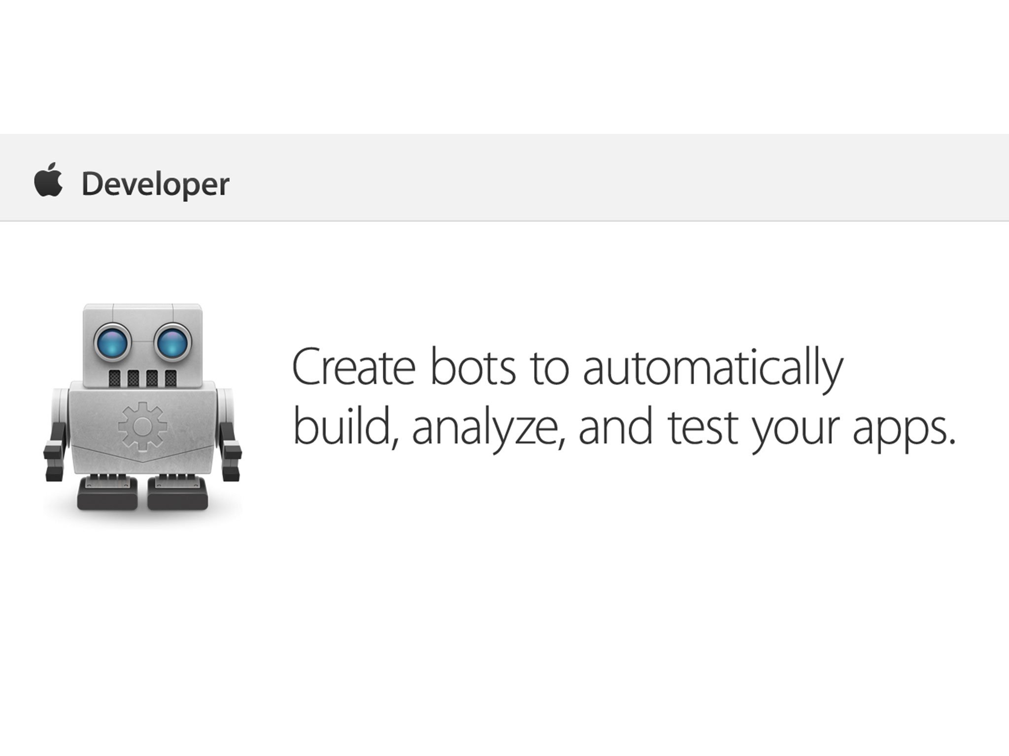 OS X Mavericks Server can create bots to help developers make better apps faster
