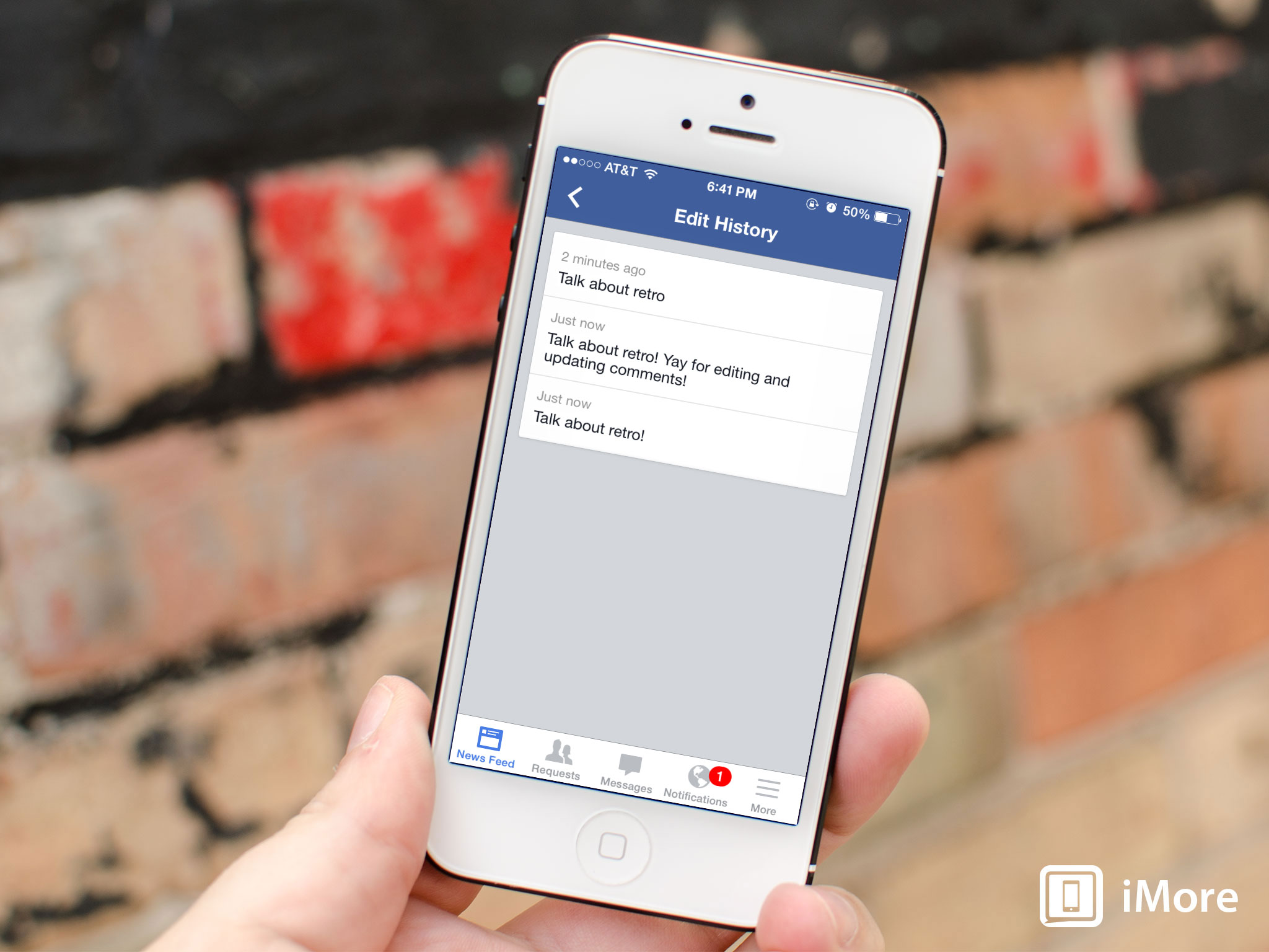 Facebook for iOS update finally lets you edit comments and add photos to them