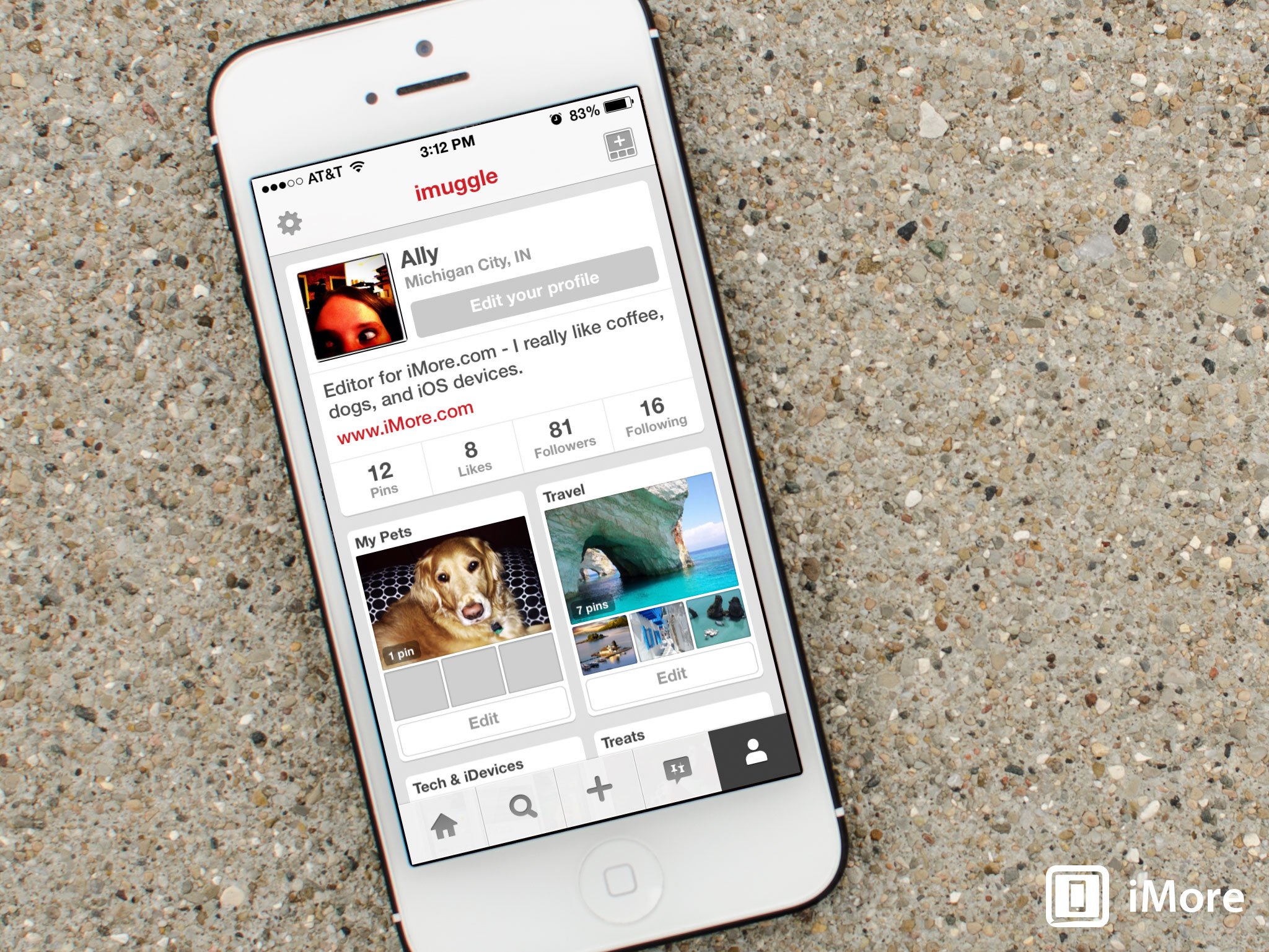 Pinterest for iOS updated to version 3.0, updated design for iOS 7 and new swipe gestures 