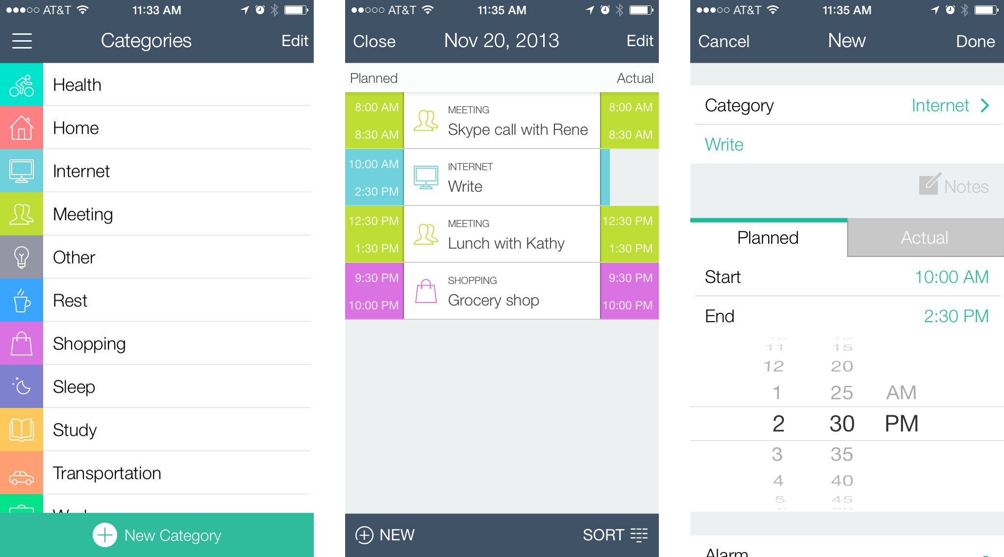TIME Planner for iPhone helps you plan your day and delegate your time