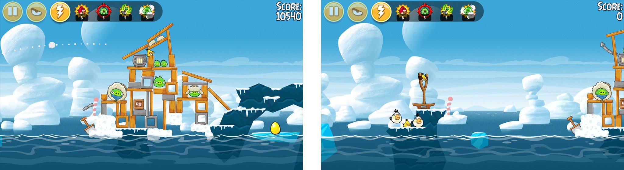 Best apps and games to celebrate the holiday season: Angry Birds Seasons