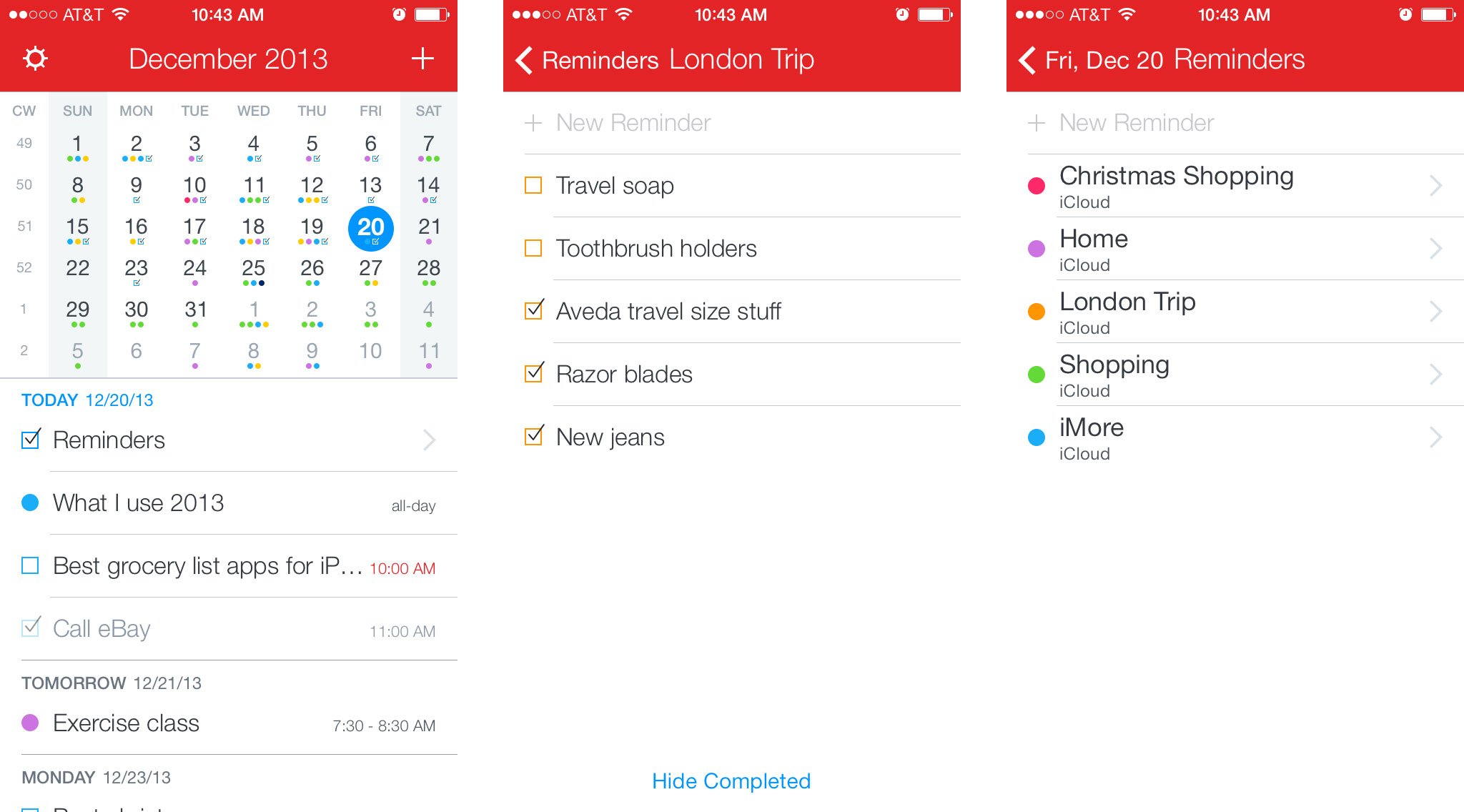 Best shopping and grocery list apps for iPhone: Fantastical 2