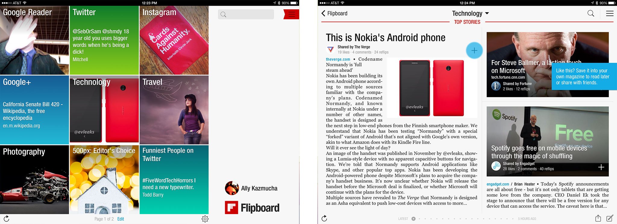 Best news apps for iPad: Flipboard
