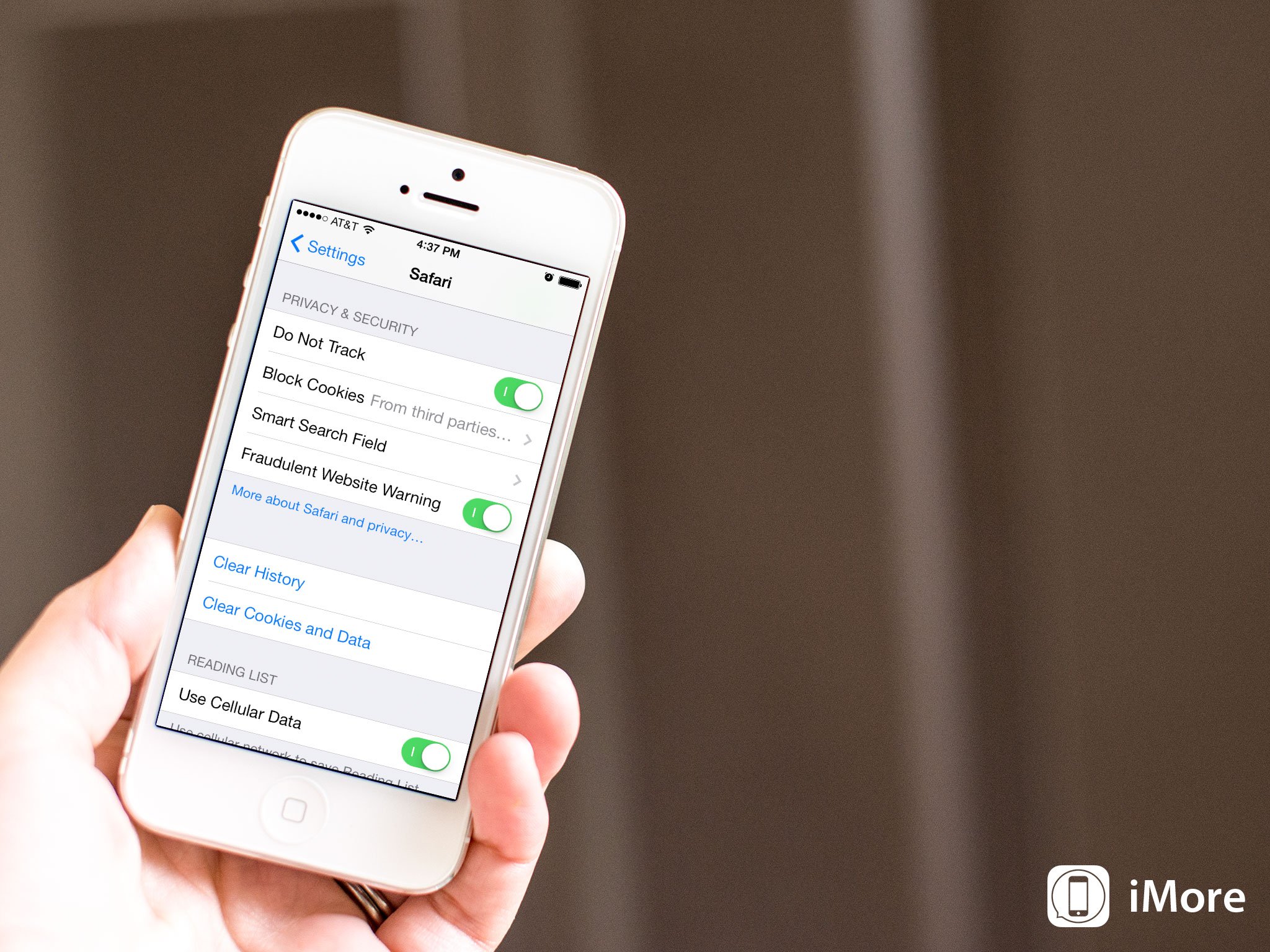 How to block cookies and stop websites from tracking your browsing activity in iOS 7 Safari