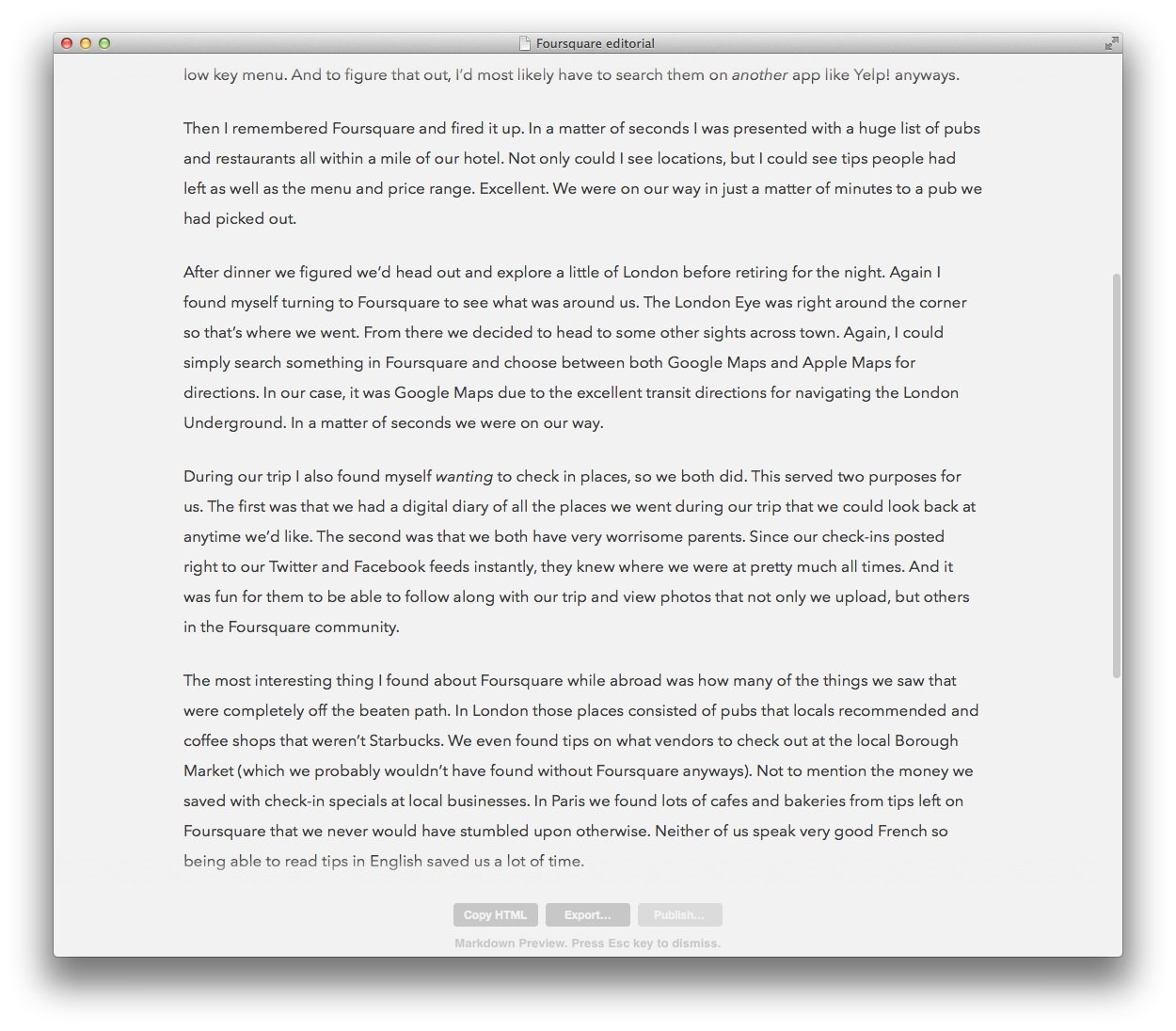 Best note taking apps for Mac: Byword