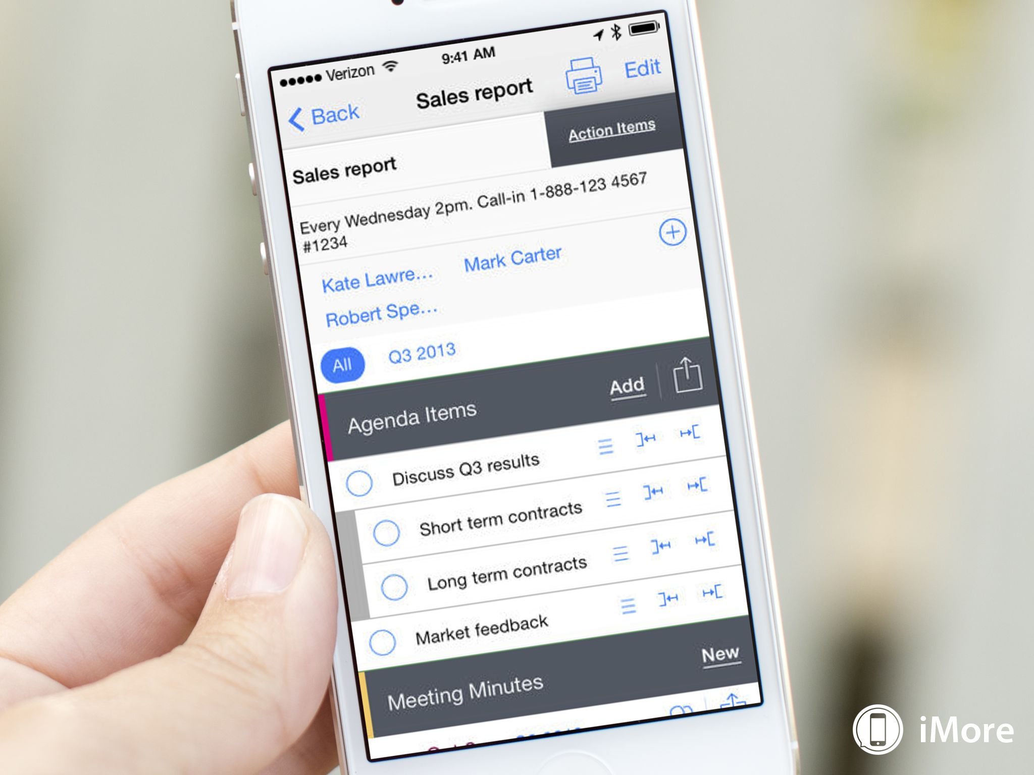 Take control of the agenda with Meetings for Mac and iOS