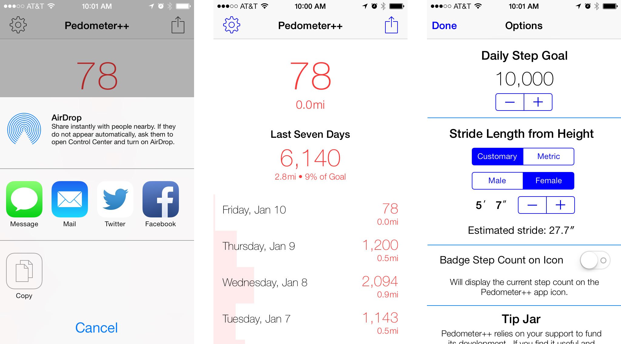 Best activity tracker apps for iPhone: Pedometer++
