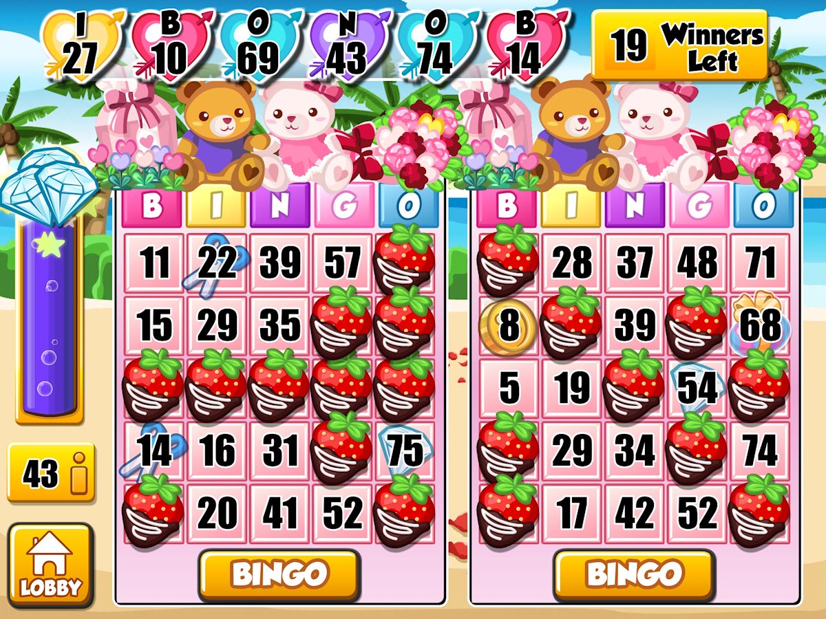 Bingo Partyland Valentine's event